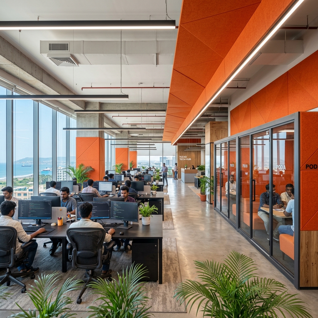 Office Interiors Designed for the Work That Happens in Them Build In Interiors Vizag